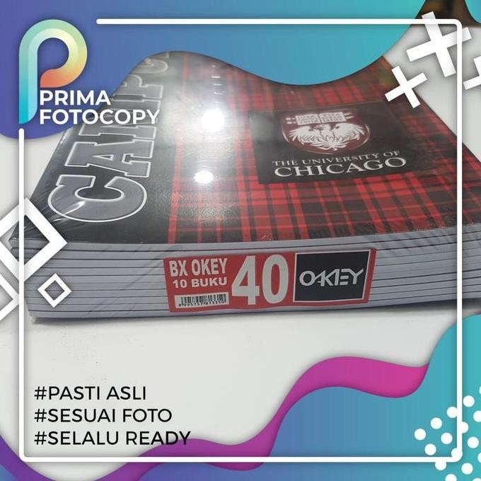 

Buku Tulis Oakey Kampus 38 Lembar X 10 Buku | Pack | Campus