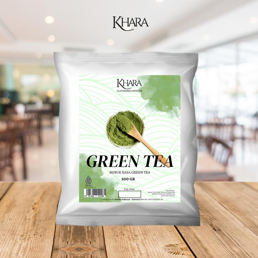 

Promo Bubuk Minuman Rasa Green Tea 500Gr - Khara Green Tea Flavoured Powder