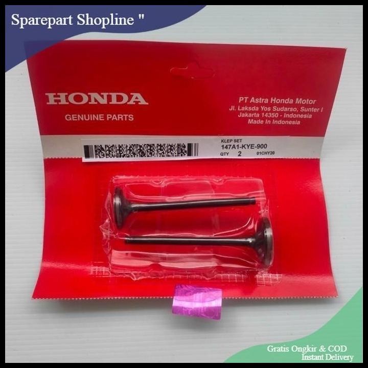 DISKON KLEP SET PAYUNG KLEP VALVE IN EX KLEP SET MEGAPRO NEW MEGAPRO NEW KYE 