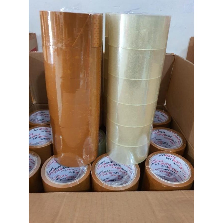 

Promo / Terlaris Lakban Bening 80 yard FULL x 45mm Warna Bening Star tape Terbaik