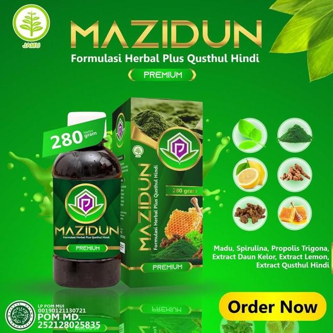 

TERMURAH GREEN HONEY MAZIDUN 8IN1 280GR - MADU HIJAU HERBAL PLUS QUSTHUL HINDI ORIGINAL