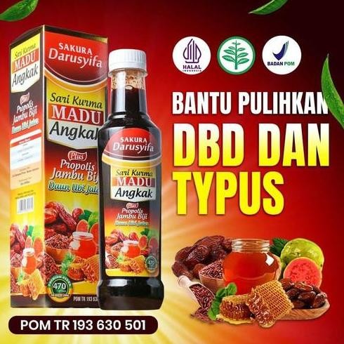 

TERMURAH MADU ANGKAK DARUSYIFA 470G - MADU MULTIVITAMIN UNTUK TYPUS & DBD
