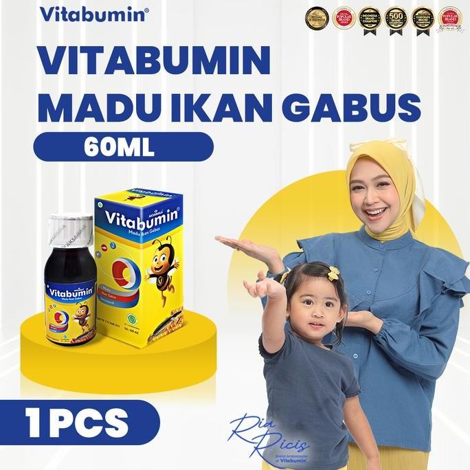 

TERMURAH VITABUMIN MADU IKAN GABUS ANAK 60ML - MADU NAFSU MAKAN ANAK ASLI