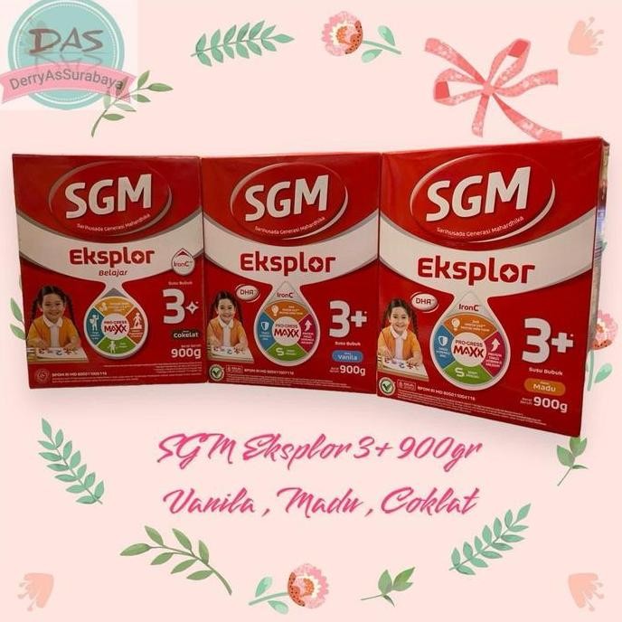 

TERMURAH SGM EKSPLOR 3+ 900GR - SUSU BUBUK ANAK RASA VANILA / MADU / COKLAT
