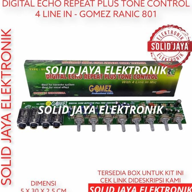 BARU KIT DIGITAL ECHO REPEATER + TONE CONTROL GOMEZ MIC RANIC 801