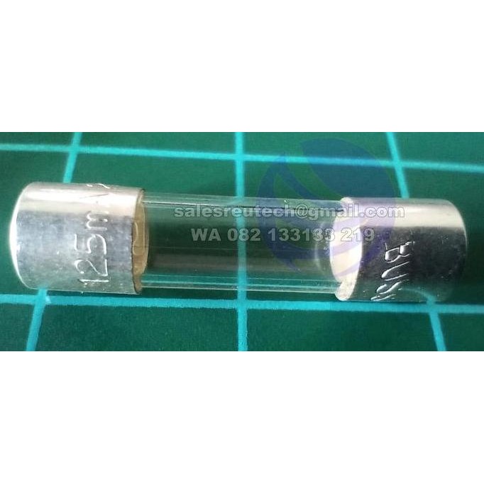 Fuse Kaca 5X20Mm 125Ma 250V Bussmann Gma 125Ma Fast Acting