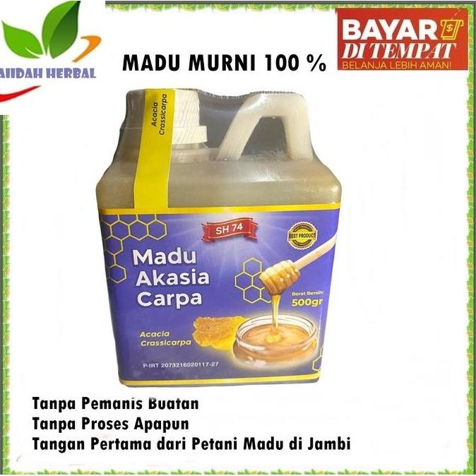 

TERMURAH MADU AKASIA MURNI 500GR - TANPA CAMPURAN & OLAHAN LANGSUNG DARI PETANI SUMATERA