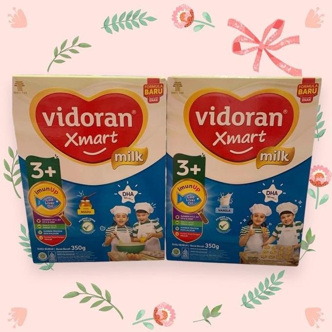 

TERMURAH VIDORAN XMART 3+ 350GR RASA VANILA & MADU SUSU PERTUMBUHAN ANAK