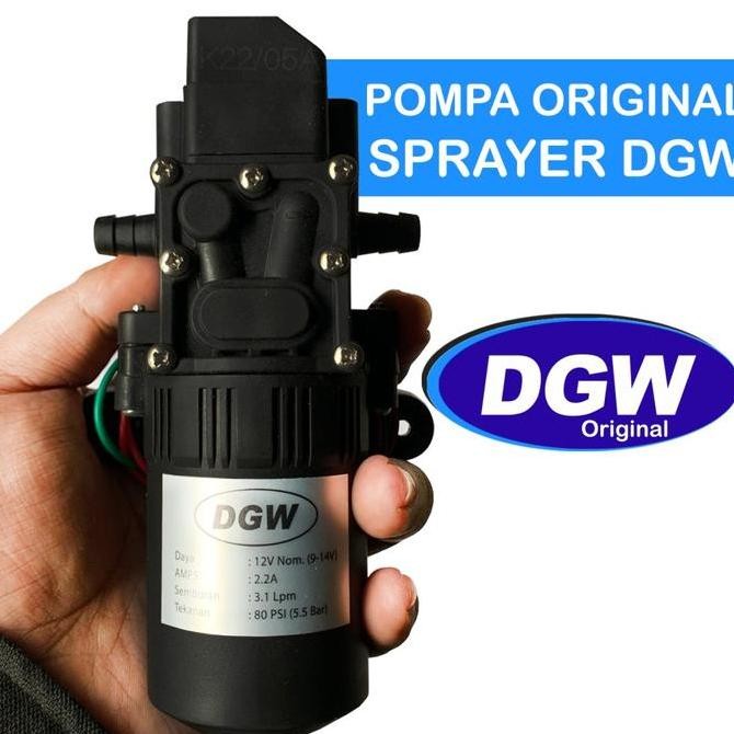 Promo / Terlaris Pompa Air DC 12V Dinamo Sprayer Elektrik DGW Original Terbaik