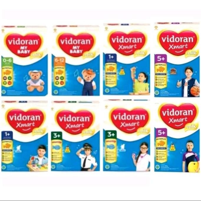 

TERMURAH VIDORAN PAKET 2 BOX 1+ 3+ MADU VANILA 350GR & MY BABY 0-6 6-12 350GR