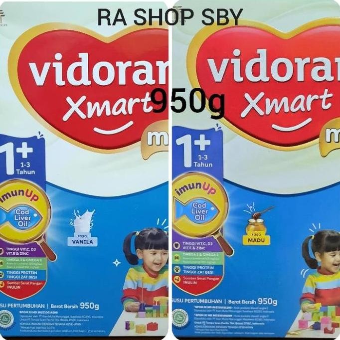 

TERMURAH VIDORAN XMART 1+ 925GR SUSU ANAK RASA VANILA MADU