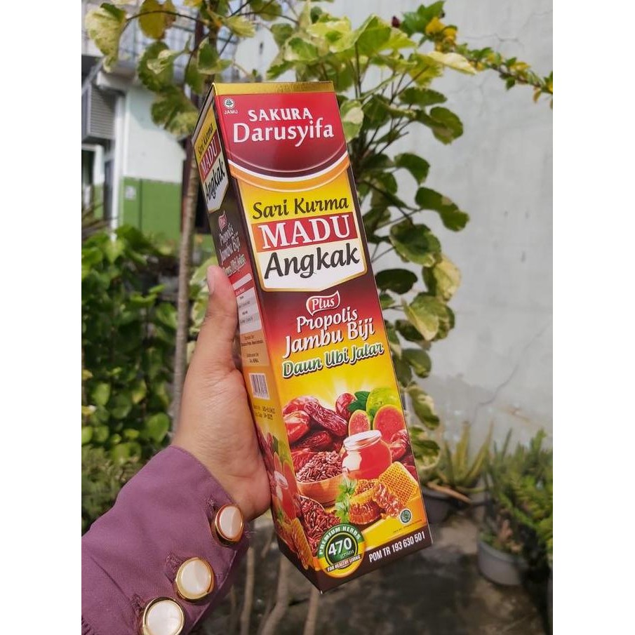 

TERMURAH SARI KURMA MADU ANGKAK PROPOLIS JAMBU & UBI JALAR DARUSYIFA 470GR