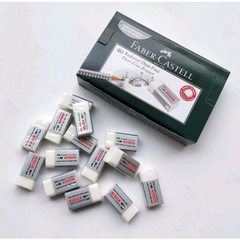 

12pcs Penghapus Pensil - Faber Castell Dust Free Kecil MURAH!