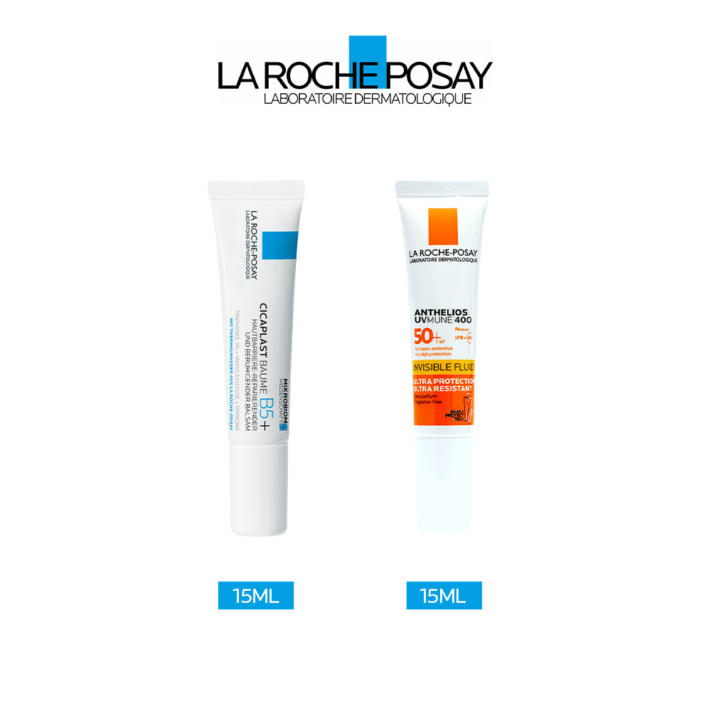 [TRAVEL SIZE] La Roche Posay Cicaplast Day Kit
With Sunscreen Anthelios Invisible Fluid SPF 50+