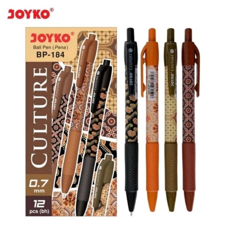 

Pulpen Batik Joyko 184/ 1 kotak isi 12Pcs