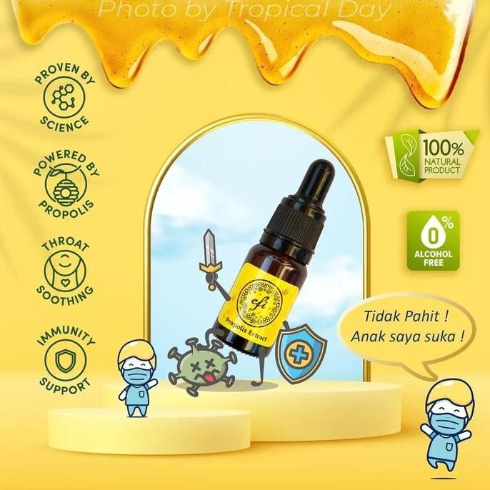 

TERMURAH PROPOLIS MADU EFI 10ML ORIGINAL - TANPA ALKOHOL HERBAL IMUN TUBUH