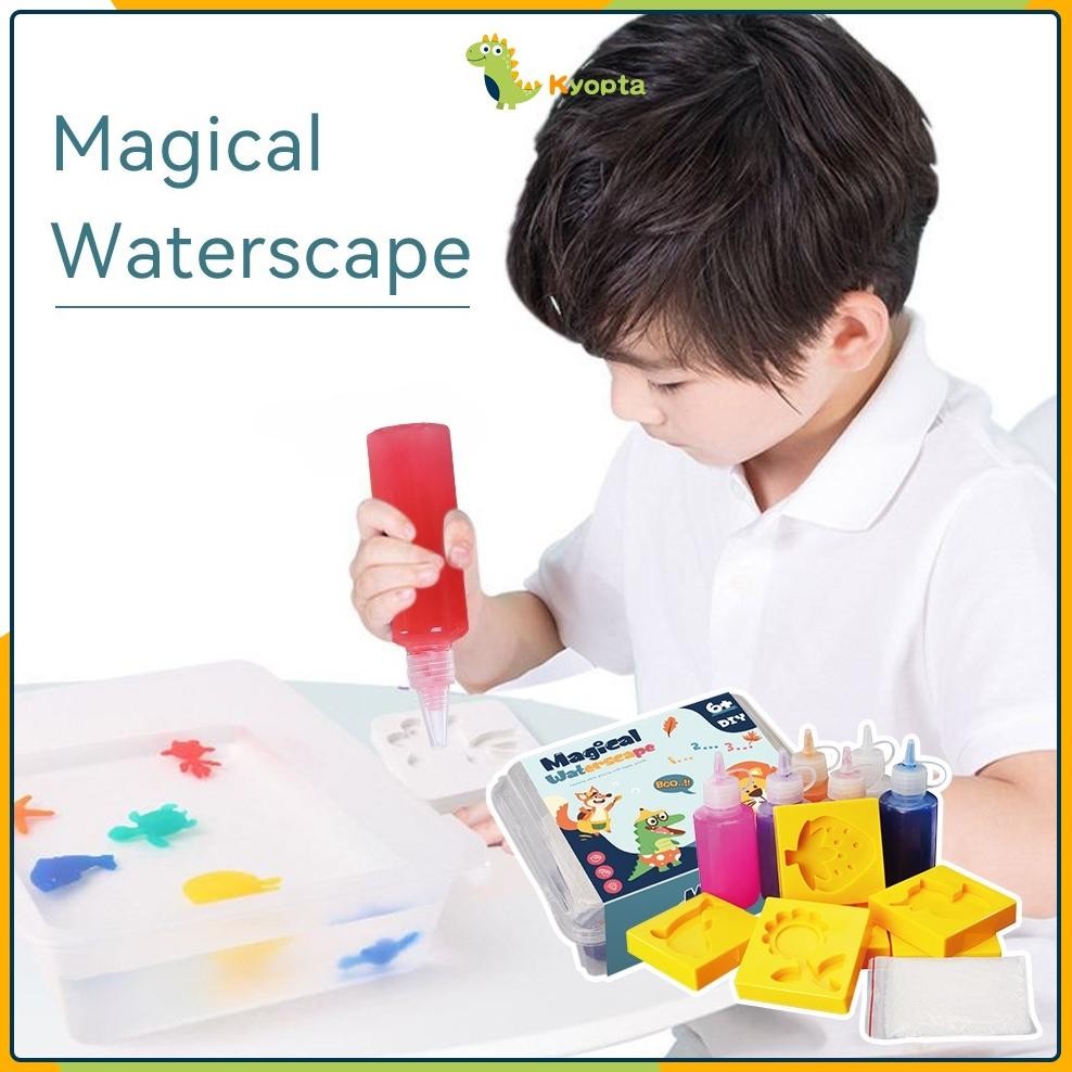 Kyopta Magical waterscape water jelly kreatifitas anak edukasi magical waterscape refill DiM