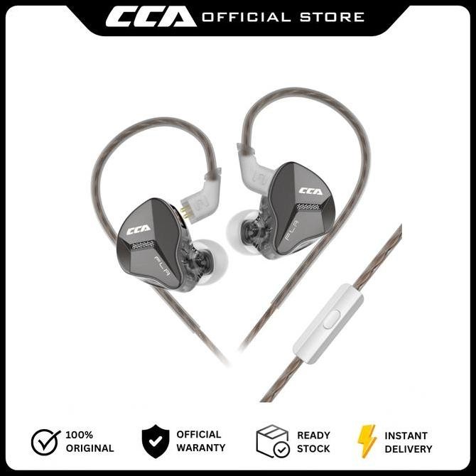 BARU CCA FLA WITH MIC DYNAMIC DRIVER IN EAR MONITOR EARPHONE HIFI BASS