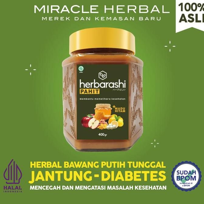 

TERMURAH MIRACLE HERBAL MADU HITAM BAWANG PUTIH TUNGGAL 400ML | HERBAL DIABETES KOLESTEROL