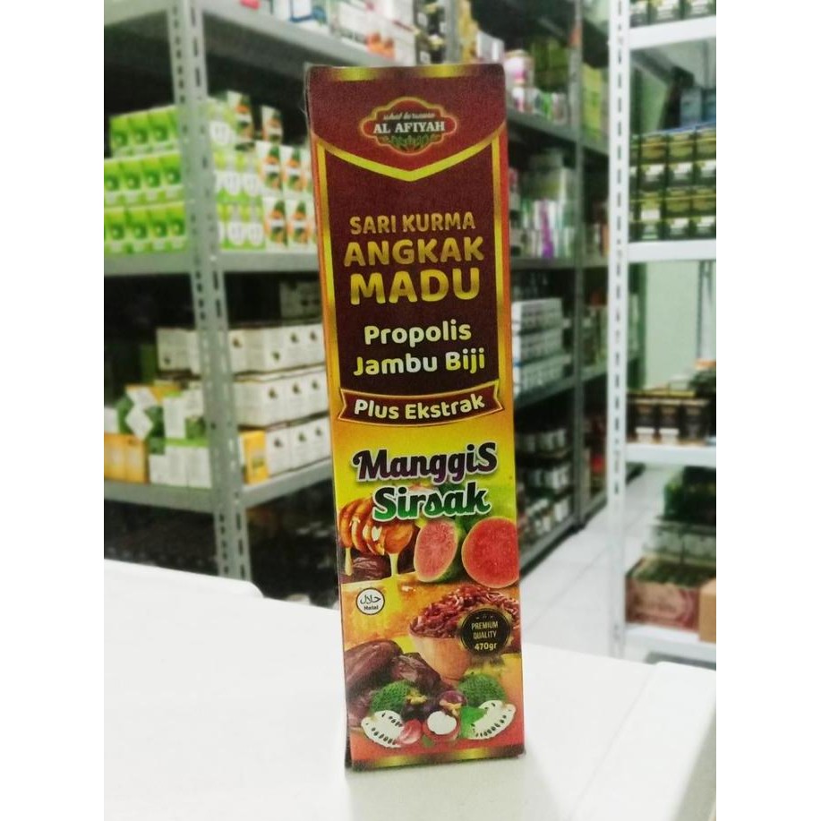 

TERMURAH SARI KURMA MADU ANGKAK PLUS EKSTRAK HERBAL - SIRSAK, JAMBU BIJI, MANGGIS