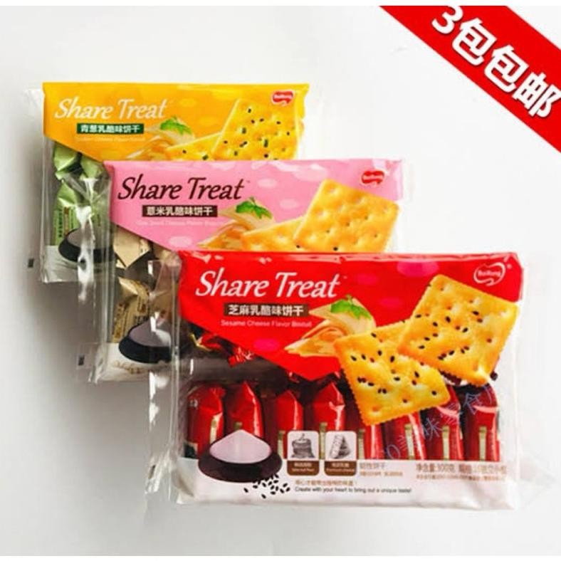 

Bairong Share Treat Biscuit 300Gr (Isi 16Park)