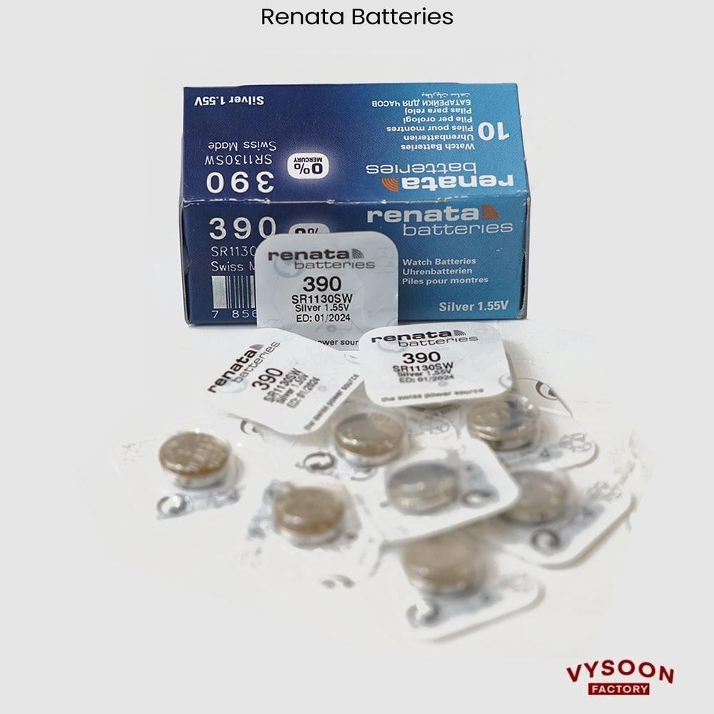 Baterai Jam Tangan Swatch Renata 390 SR1130SW SR 1130 SW Original DiM