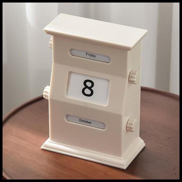 

Terlaris Kalender Putar Retro Hiasan Meja Perpetual Calendar Permanen Calender Desktop Kalender Best Seller