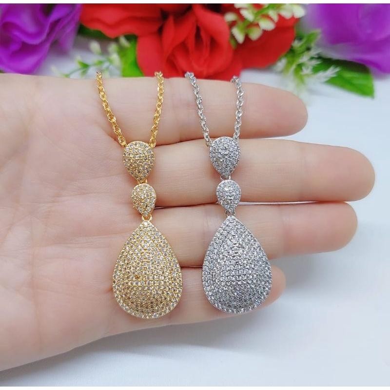Set Kalung+Liontin Xuping 047 Emas 18K Anti Karat