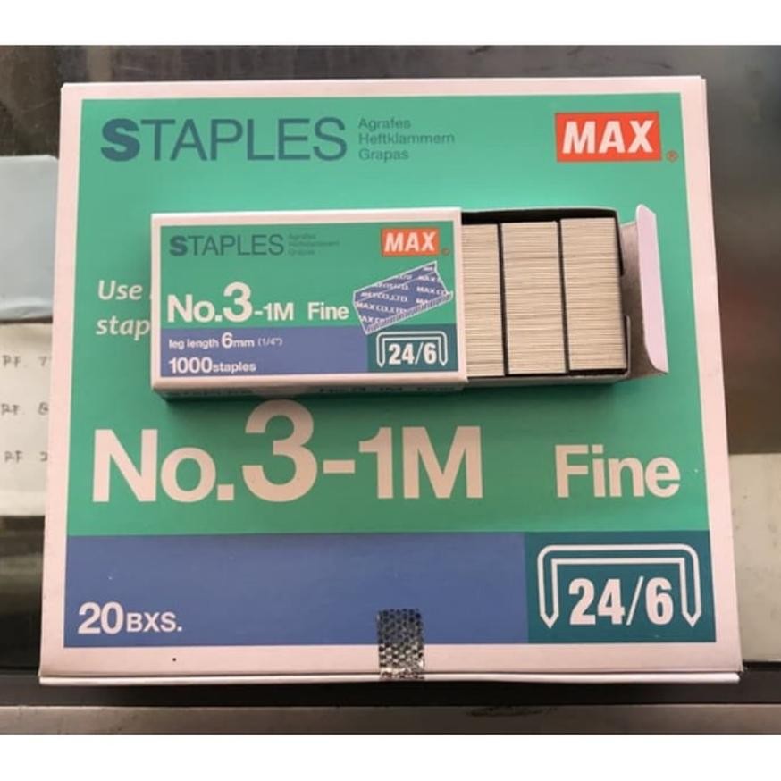

Staples / Isi Stapler / Refill Stapler Max No. 3-1M isi 20