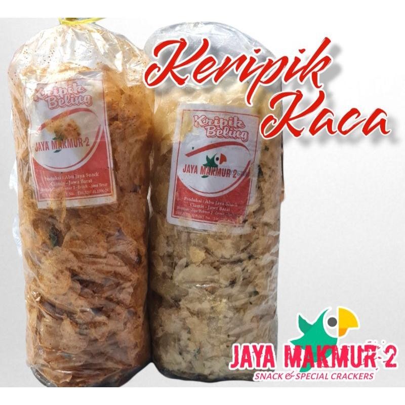 

1kg KERIPIK KACA jayamakmur2 snack Ori!!