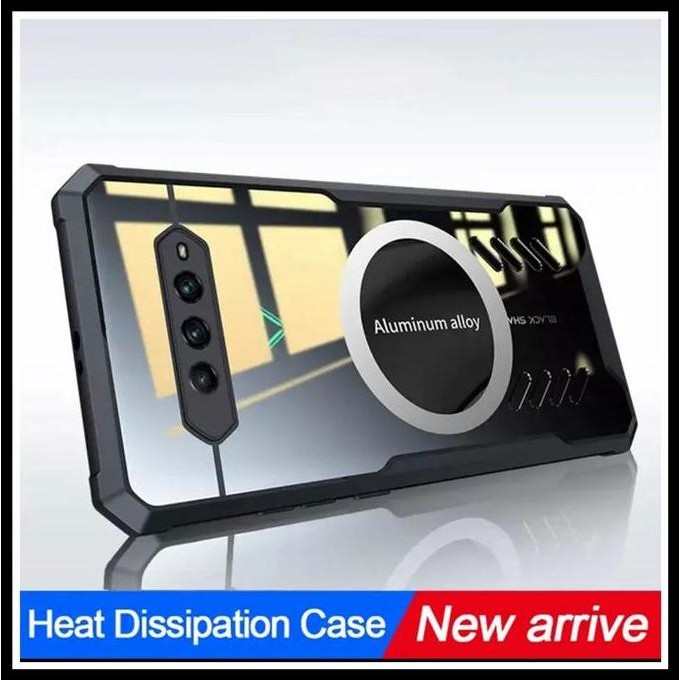 Sale Case Xiaomi Black Shark 4 / 4 Pro / 4s / 4s Pro Magnetic Cooling Clear Bumper