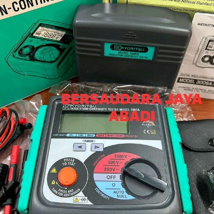 Murah Meger Kyoritsu 3005A Insulation Trster / Meger 3005A Kyoritsu Original