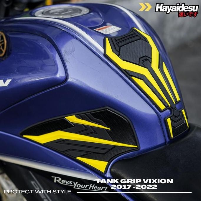 TERBARU HAYAIDESU TANK PAD YAMAHA VIXION R 2017-2022 PELINDUNG TANKI MOTOR