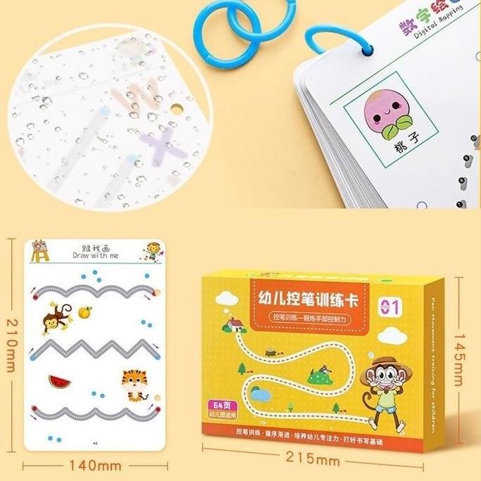 

Promo / Terlaris Magical Tracing Workbook ReusableDot To Dot Wipe And Clean Book Dapat Dihapus Mainan Edukasi Terbaik