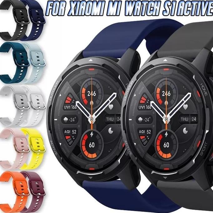 Ori - Strap Silikon Xiaomi Mi Watch S1 Active 22Mm Model Active - Tali Jam Sporty