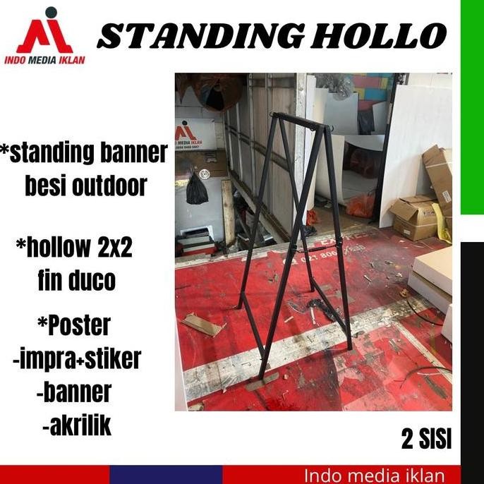 ready Standing banner besi hollow