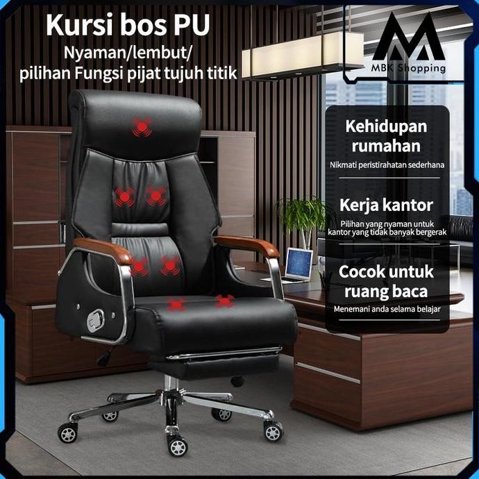 MBK- kursi kulit bos kursi kantor berbaring kursi eksekutif