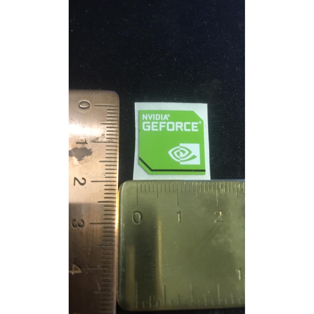 

Apg Sticker Stiker Logo Nvidia Geforce Green Ori