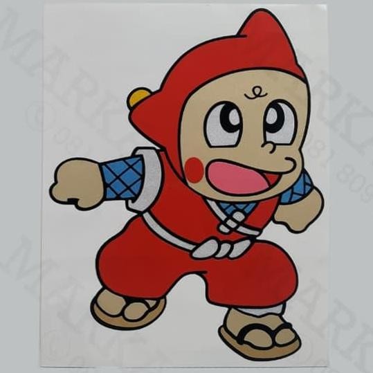 

ready Stiker Ninja Hattori Shinzo Hattori Character