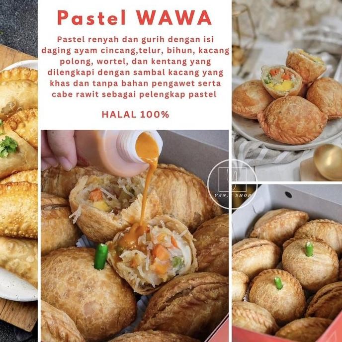 

LM PASTEL WAWA (ISI 10) LEGENDARIS SEJAK 2006 HALAL FREE SAMBAL KACANG