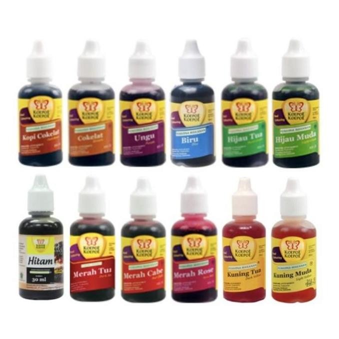 

LM Pewarna Makanan Koepoe Koepoe LENGKAP 30ml