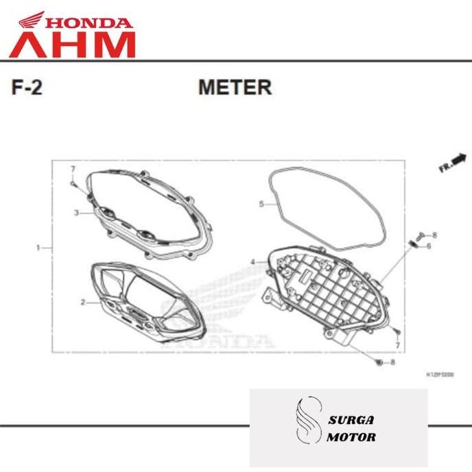Terlaris Cover Mika Kaca Lensa Speedometer Pcx 160 K1Z 2021 2022 Lens Assy Pelindung Speedo Meter Sp