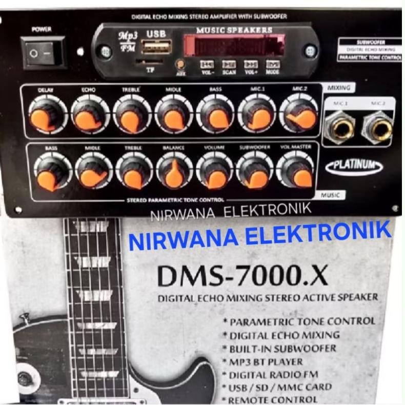 KIT POWER AMPLIFIER MIXING MP3 BLUETOOTH DMS 7000 X DiM