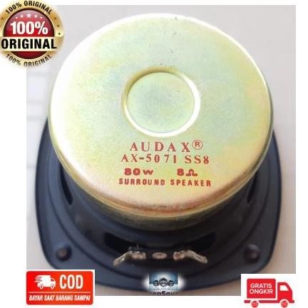Speaker 5 INCH AUDAX SPEAKER SURROUND 5071 80 WATT ORIGINAL AUDAX DiM