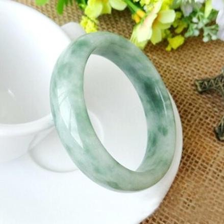 Gelang Batu Giok Asli Burma Myanmar Natural Jadeite Jade Original