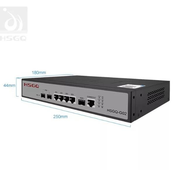 Olt Hsgq 2 Port Gpon 128 Client Uplink 10G With Sfp 8Db New Stok