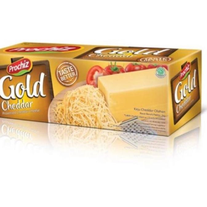 

Prochiz Cheddar Gold 2 Kg Keju Paing Aman