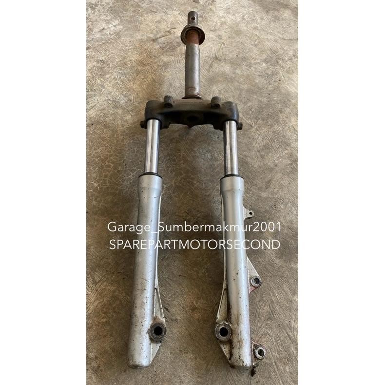 Shockbreaker Shock Sekok Depan Set T Segitiga Beat / Scoopy / Spacy Original Copotan Motor