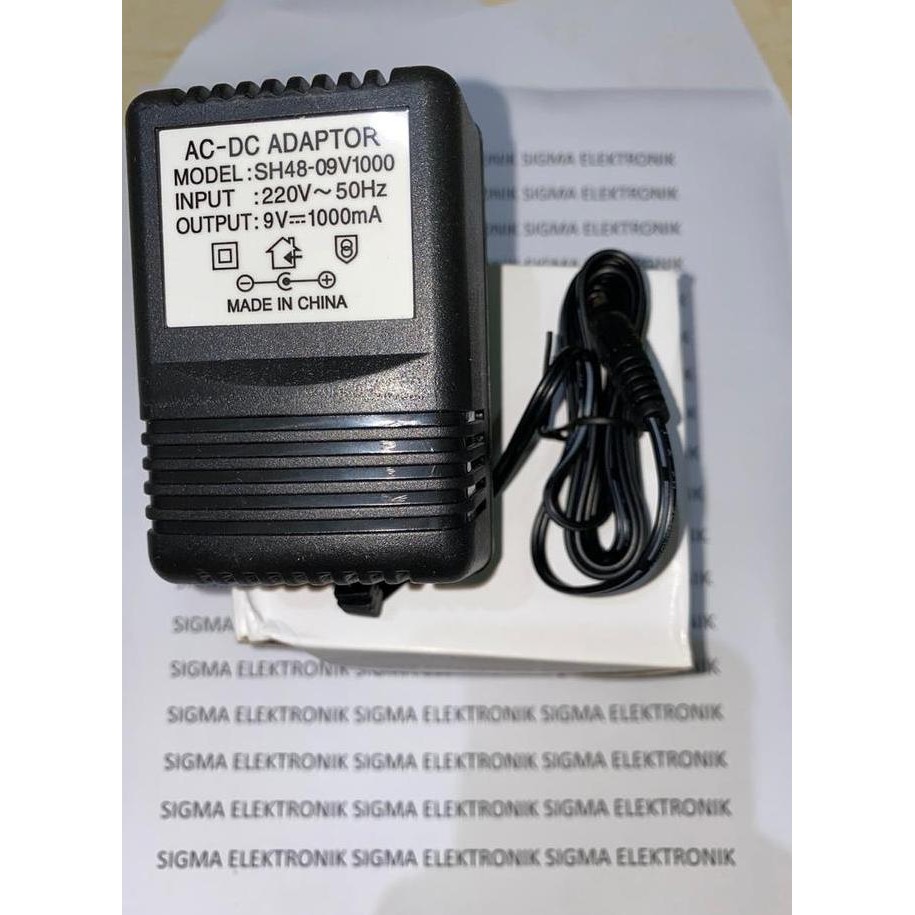 Adaptor Trafo 9V 1Ah