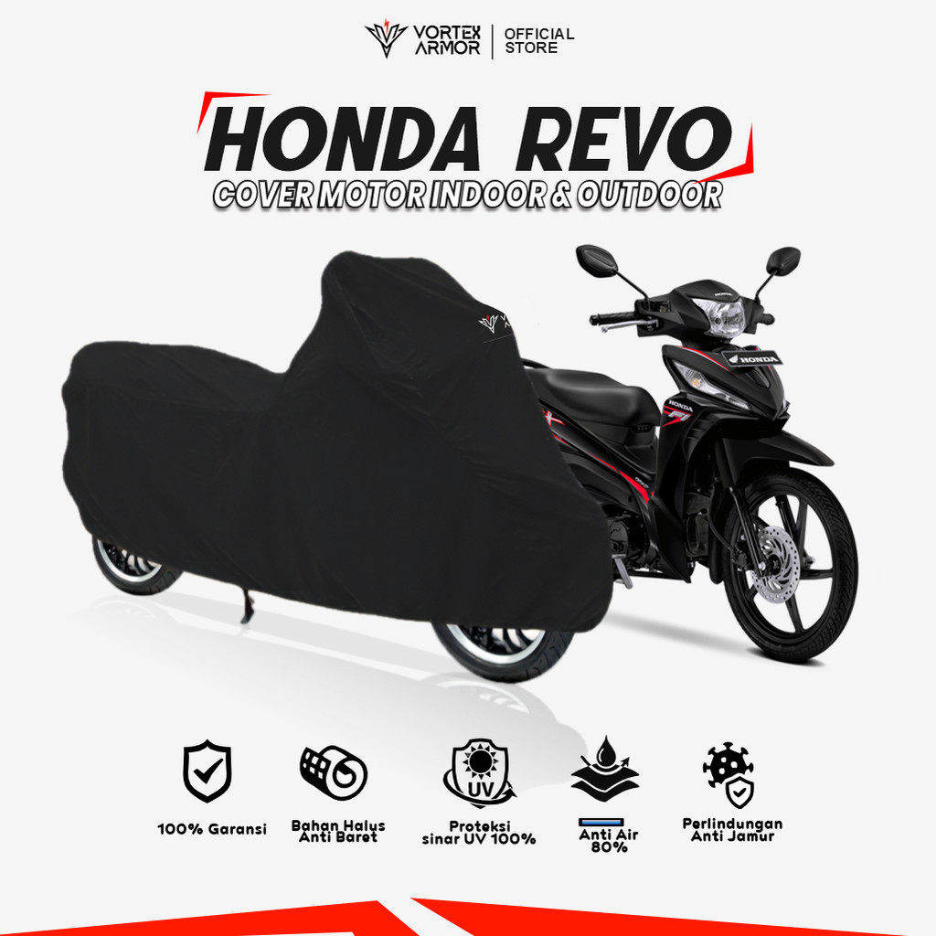 Cover Motor Revo / Sarung Motor Honda Revo / Selimut Honda Revo